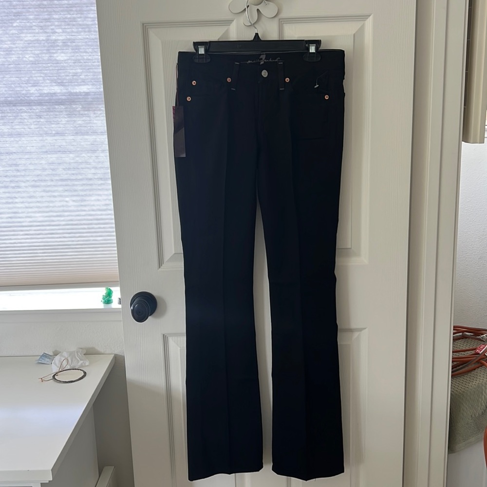7 For All Mankind Black Bootcut jeans size 27